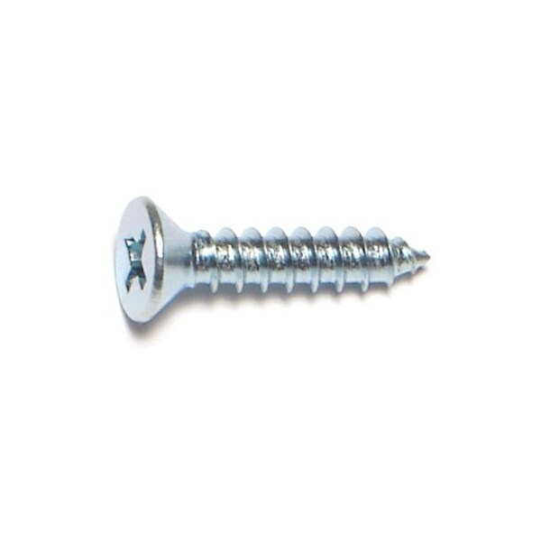 Midwest Fastener Wood Screw, #7, 3/4 in, Zinc Plated Steel Flat Head Phillips Drive, 35 PK 69845 - main